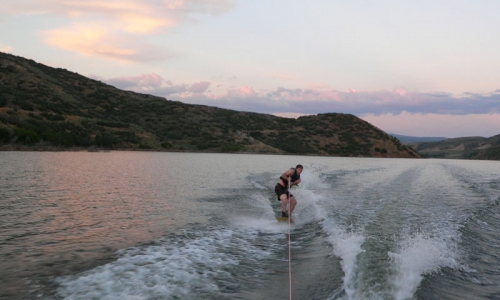 Jordanelle Reservoir Utah Wakeboarding
