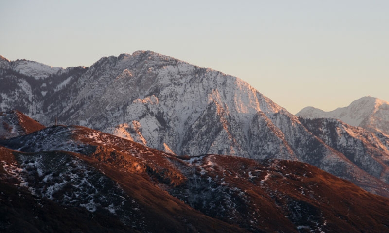 Mount Olympus in the Wasatch Mountains