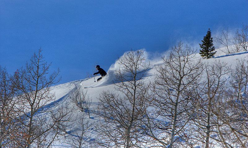 Skiing in Park City, Utah