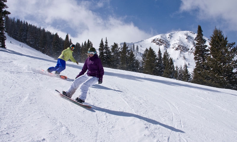 Snowboarding at Park City Mountain Resort