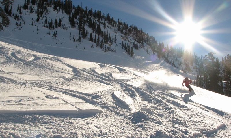 Backcountry Skiing from the Canyons