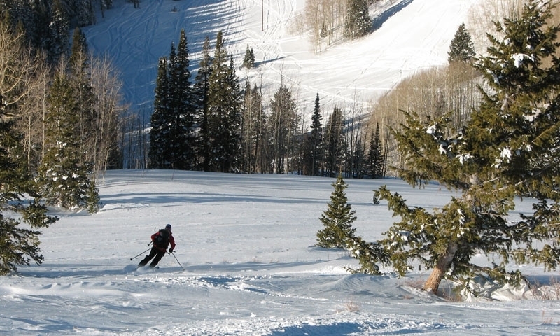 Backcountry Skiing from the Canyons